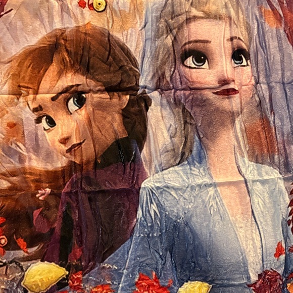 Disney Frozen Blanket with Autumn Hues - Picture 3 of 6